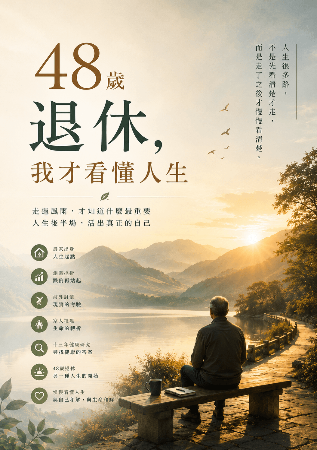 48歲退休,我才看懂人生封面